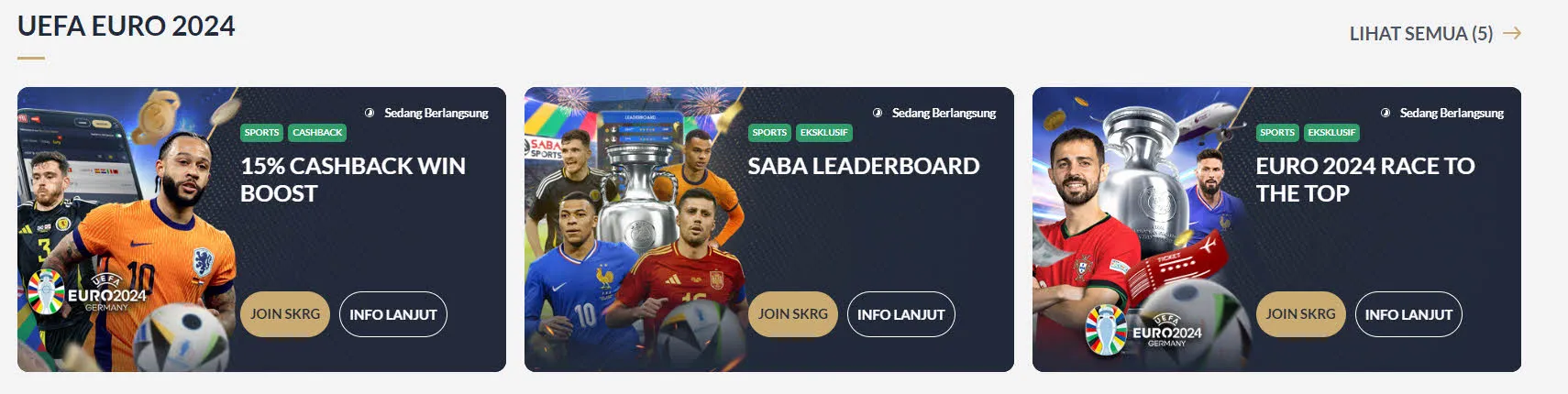 Promosi olahraga Euro 2024 di M88